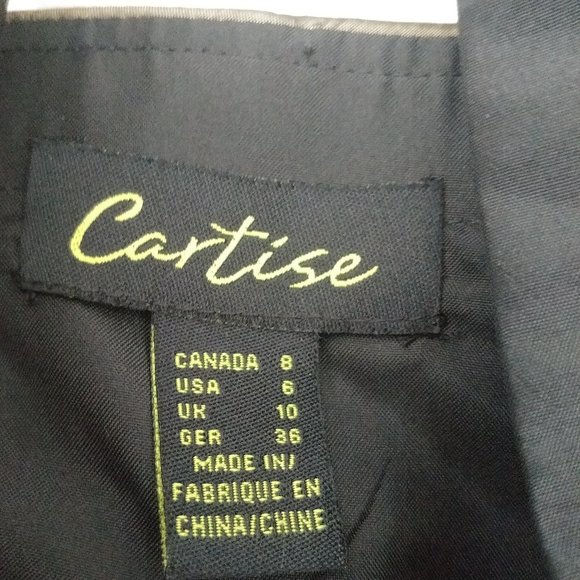 Y2K Olive & Black  Taffeta Satin Floral Applique Blouse Cap Sleeves Square Neck - Picture 9 of 9